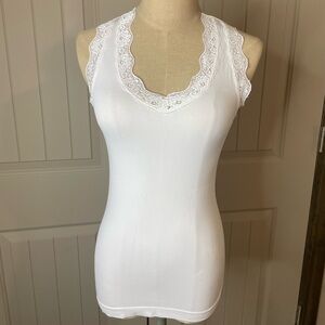 Lace trimmed cami